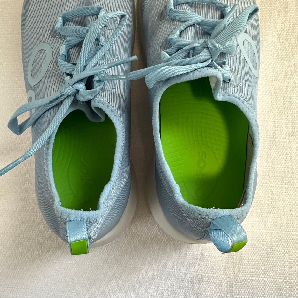 Oofos Oomg Sport LS Low Sneakers Womens 8.5 Carolina Blue Walking Shoes - Picture 7 of 11